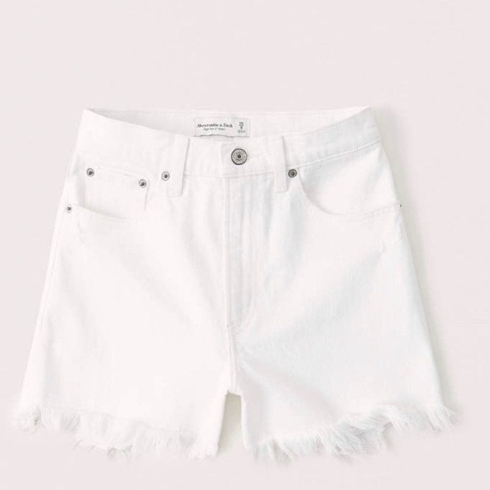 Abercrombie high waisted 4 inch I steam shorts